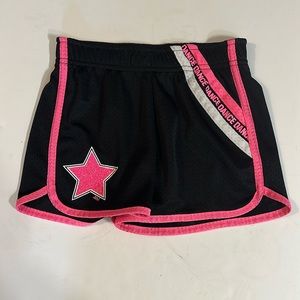 Justice Active dance mesh lined shorts size 8